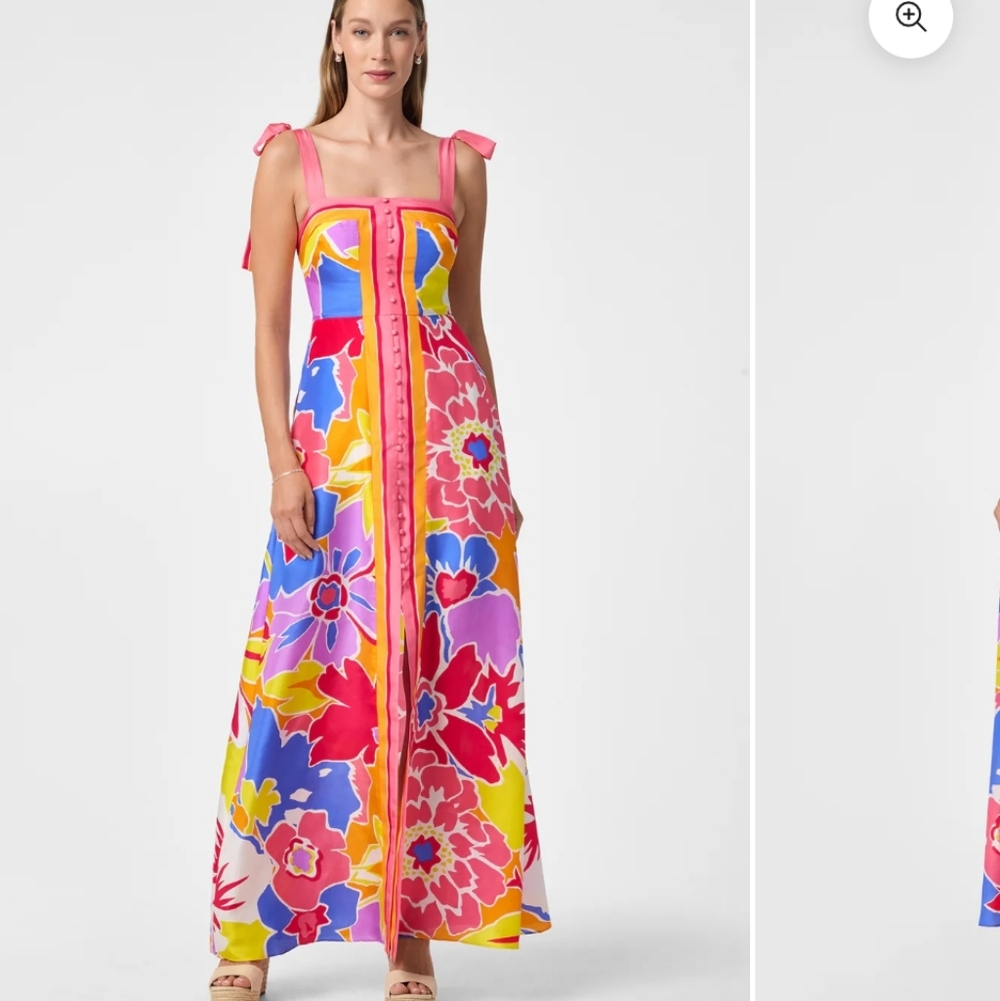 Trina Turk Cami Sleeveless Dress - Soie Paradis $498 Retail NWT Size 2 Silk